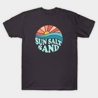 Sun Salt Sand Retro sunset T-Shirt